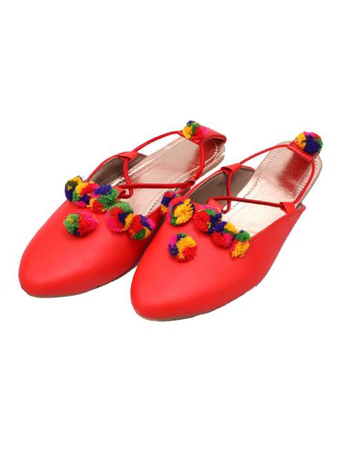 red flat sandal - 18907312 - Very Small Image - 1