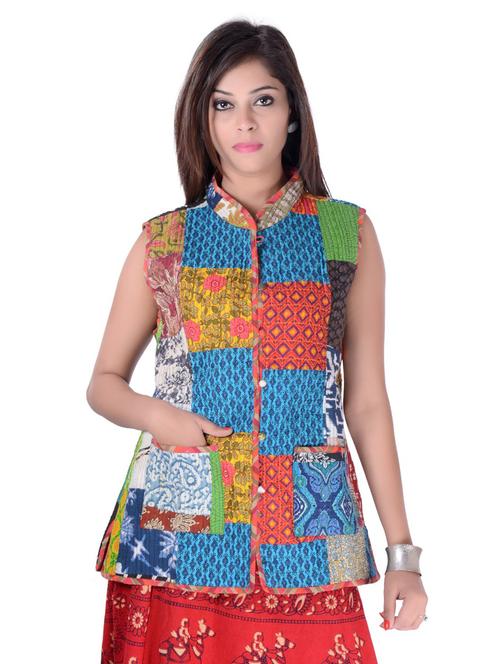 multi colored ethnic jacket - 18908307 - Very Small Image - 1
