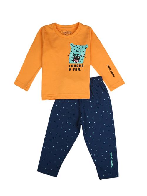 orange cotton twin set - 18910074 - Very Small Image - 1