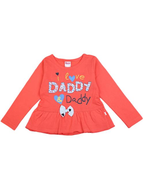 orange & blue printed cotton twin set - 18910111 - Very Small Image - 1