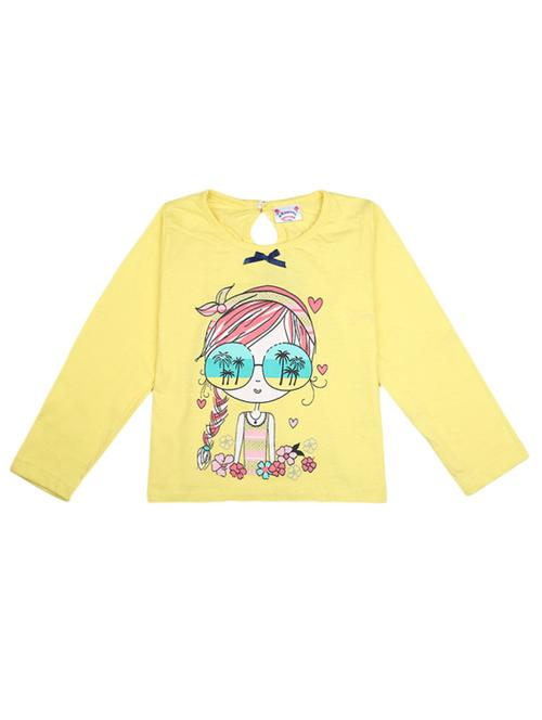 yellow & blue cotton twin sets - 18910116 - Very Small Image - 1