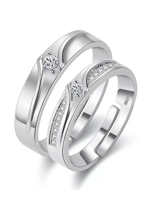 silver plated finger ring - 18910138 - Very Small Image - 1
