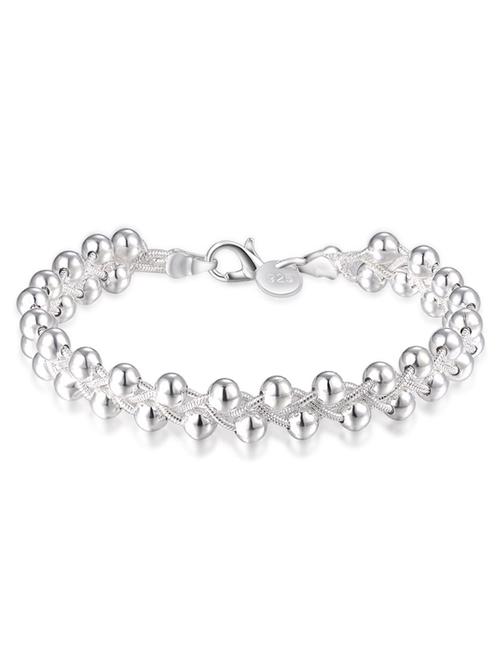 silver plated bracelet - 18910198 - Very Small Image - 1