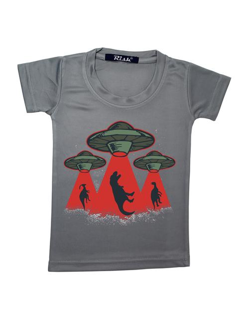 grey polyester t-shirt - 18911870 - Very Small Image - 1