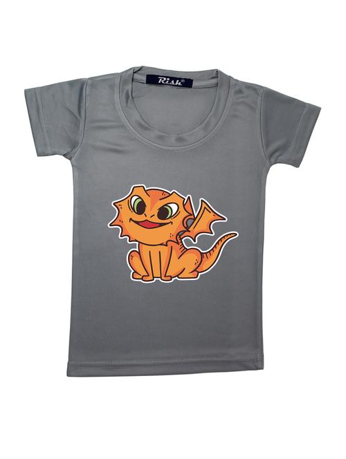 grey polyester t-shirt - 18912228 - Very Small Image - 1