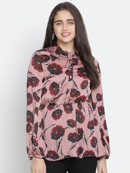pink polyester regular top - 18912738 - Very Small Image - 1