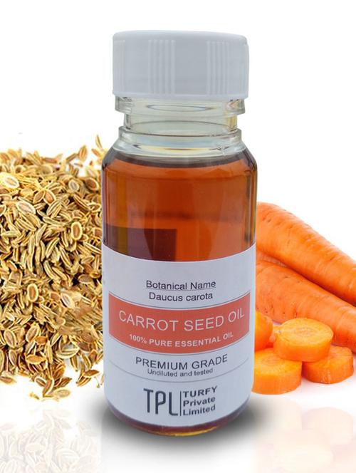 carrot seed oil 100% pure natural & therapeutic grade essential oil for aromatherapy, skin, acne & hair care oil - 18913212 - Very Small Image - 1