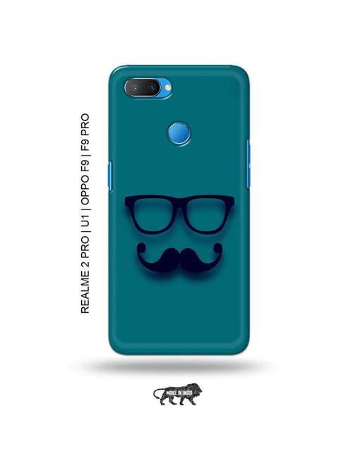 tweakymod designer printed hard case | mustache back cover compatible with realme 2 pro, realme u1, oppo f9, oppo f9 pro - 18921693 - Very Small Image - 1