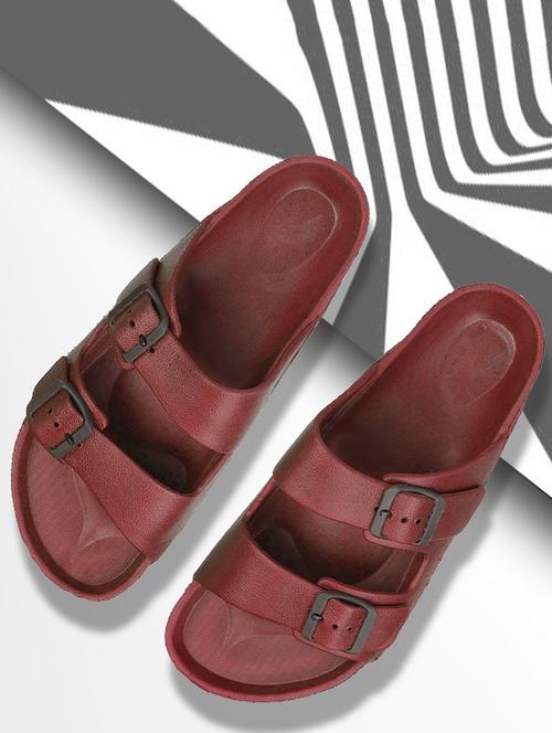 maroon slip on flip flop - 18928906 - Very Small Image - 1