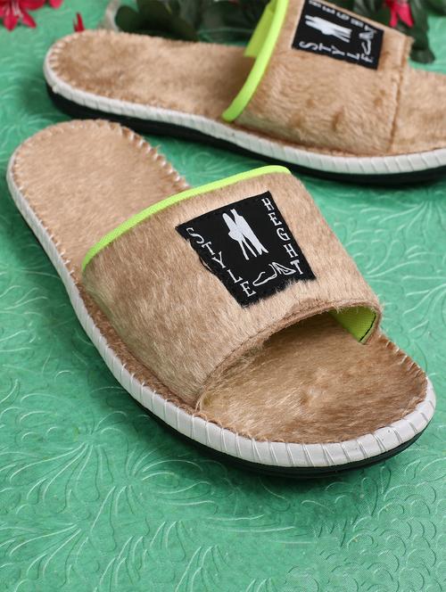 tan slip on flip flop - 18928920 - Very Small Image - 1