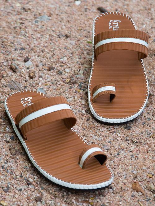 tan solid slip on - 18929264 - Very Small Image - 1