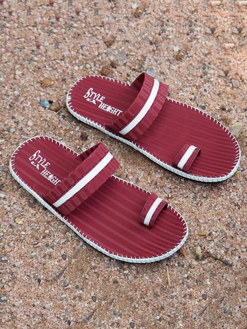 red solid slip on - 18929272 - Very Small Image - 1