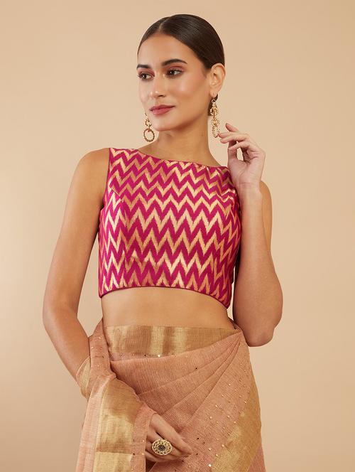 pink printed blouse - 18929522 - Very Small Image - 1