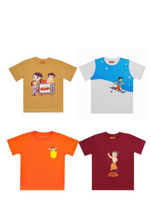 multi colored cotton t-shirt - 18930657 - Very Small Image - 1