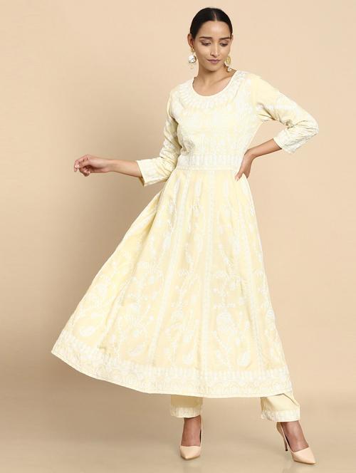 offwhite rayon suit set - 18931241 - Very Small Image - 1