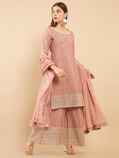 pink suit set - 18931308 - Very Small Image - 1
