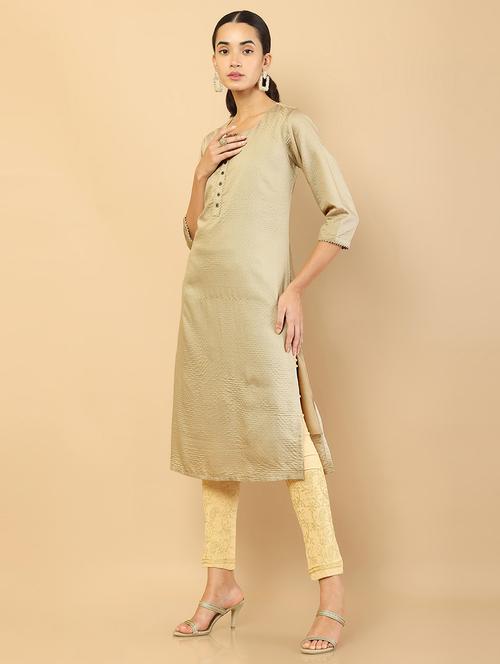 women's straight kurta - 18931878 - Very Small Image - 1