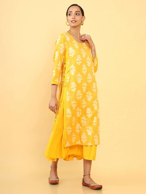 women's layered kurta - 18932303 - Very Small Image - 1