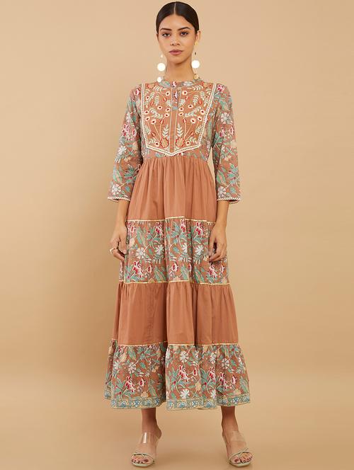 women's tiered kurta - 18932525 - Very Small Image - 1