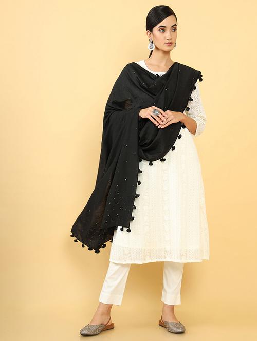 mirror embroidered dupatta - 18935134 - Very Small Image - 1