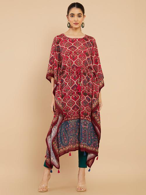 multi colored cotton kaftan - 18935506 - Very Small Image - 1