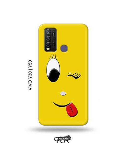 yellow colored plastic smartphone mobile cover - 18937597 - Very Small Image - 1