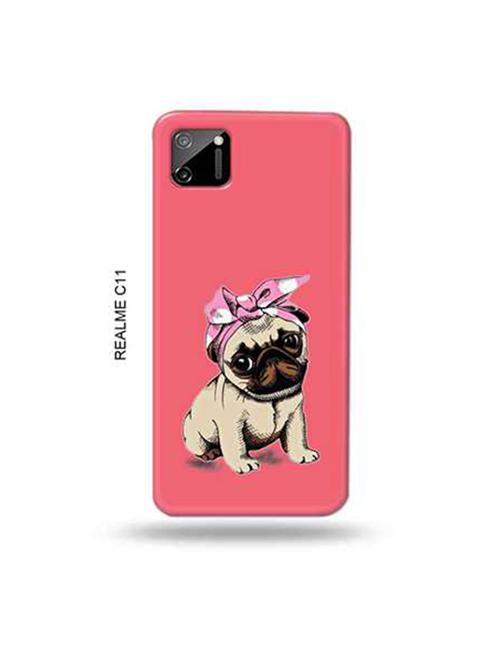 pink coloured plastic smartphone mobile cover - 18938493 - Very Small Image - 1