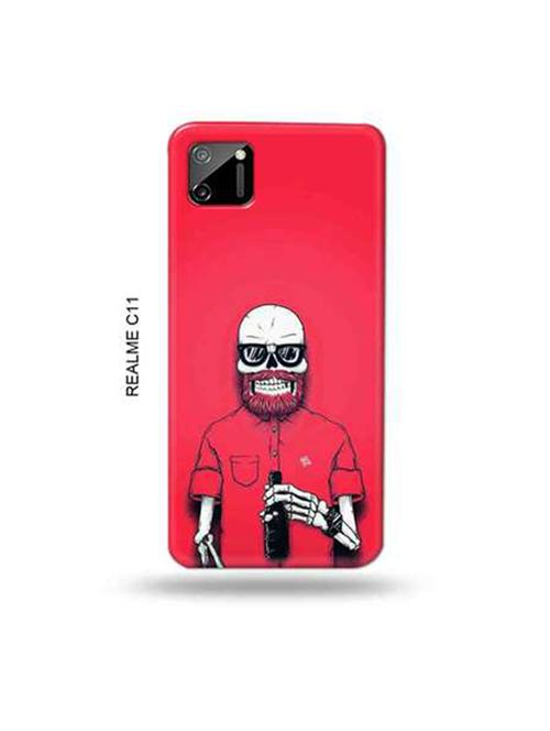red color plastic mobile back cover - 18938683 - Very Small Image - 1