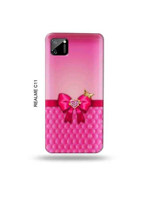 pink color plastic mobile back cover - 18938690 - Very Small Image - 1