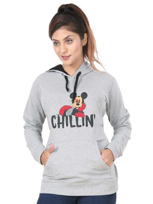 hooded neck graphic sweatshirt - 18940313 - Very Small Image - 1