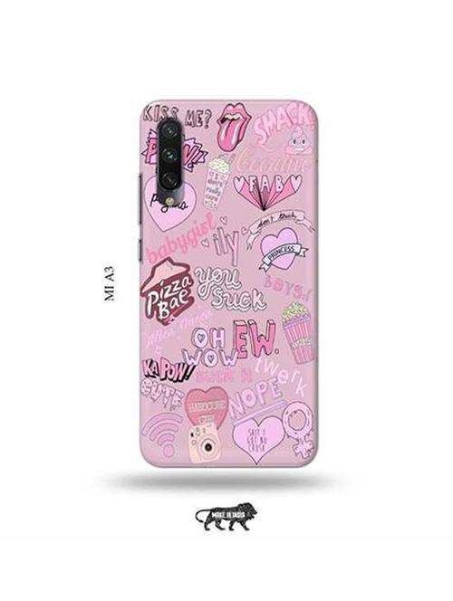 pink colored plastic smartphone mobile cover - 18942761 - Very Small Image - 1