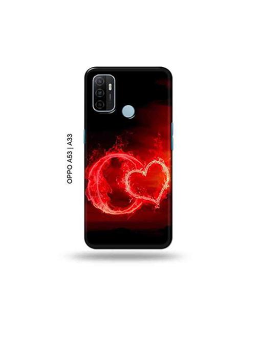 fire heart letter n back cover compatible with oppo a53 2020, oppo a33 2020, oppo a53s - 18947373 - Very Small Image - 1
