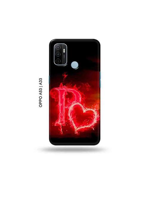 fire heart letter n back cover compatible with oppo a53 2020, oppo a33 2020, oppo a53s - 18947374 - Very Small Image - 1