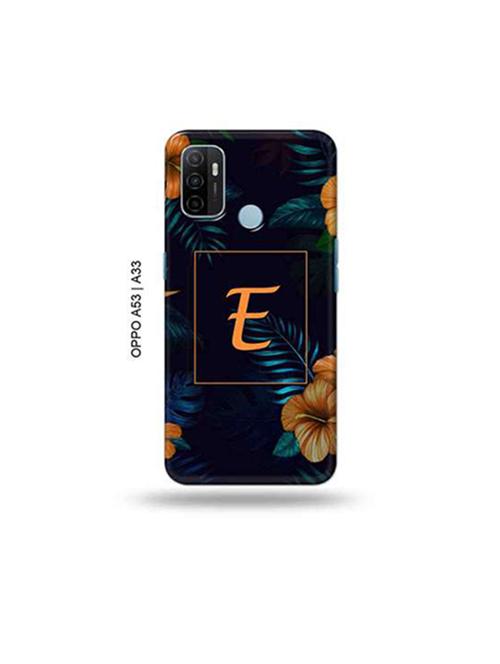 floral e back cover compatible with oppo a53 2020, oppo a33 2020, oppo a53s - 18947389 - Very Small Image - 1