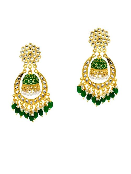 gold metal earing set - 18948934 - Very Small Image - 1