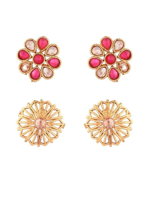 gold metal earing set - 18948969 - Very Small Image - 1