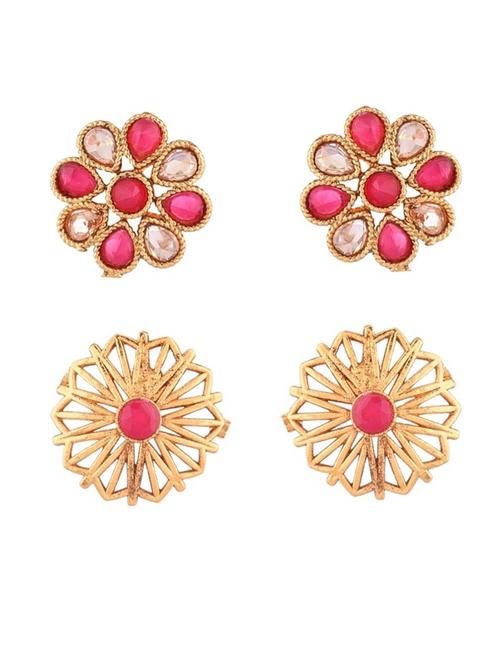 gold metal earing set - 18948973 - Very Small Image - 1