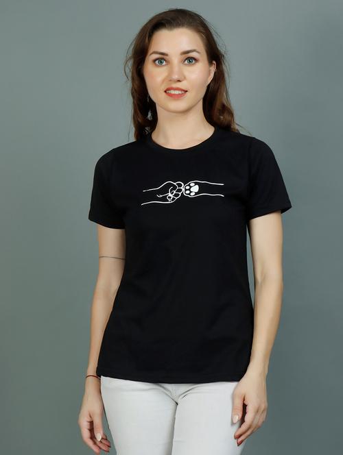 round neck printed regular tee - 18949269 - Very Small Image - 1