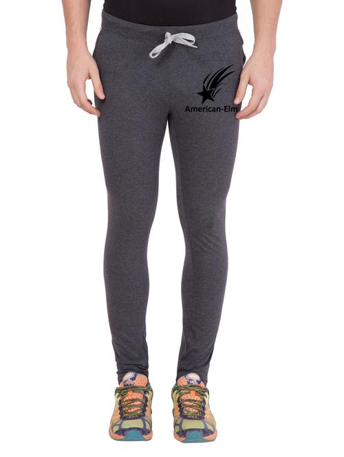 grey cotton full length track pant - 18951830 - Very Small Image - 1