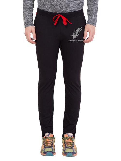 black cotton full length track pant - 18951852 - Very Small Image - 1