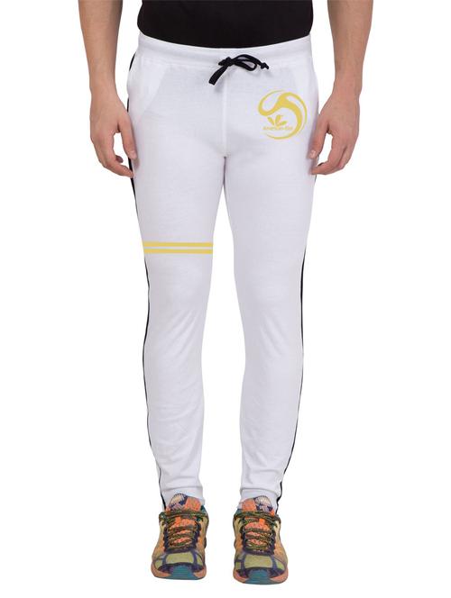 white side striped full length track pant - 18951960 - Very Small Image - 1