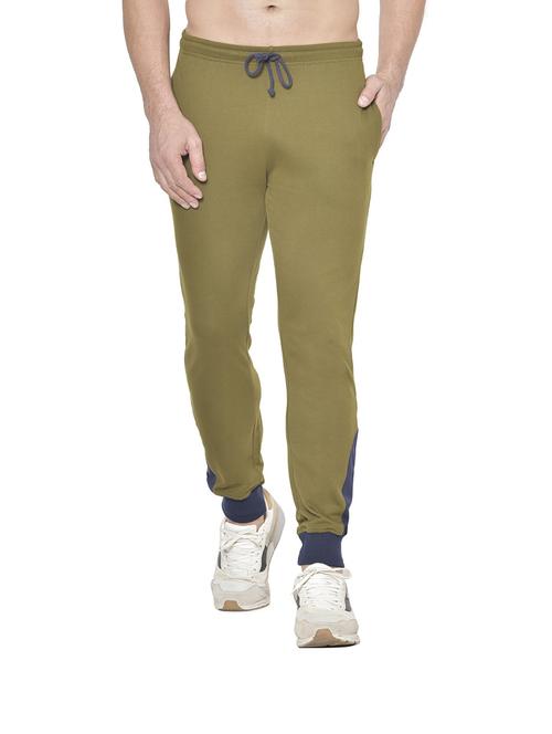 green solid full length track pant - 18952128 - Very Small Image - 1