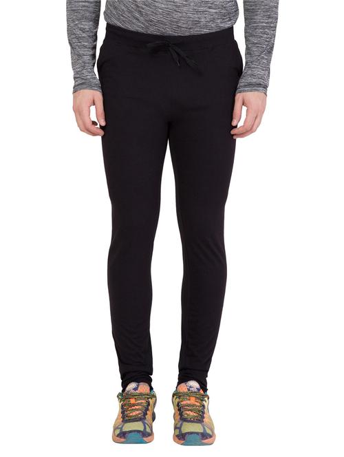 black solid full length track pant - 18952155 - Very Small Image - 1