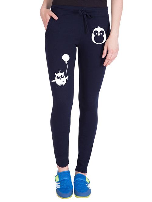 blue solid full length track pant - 18952182 - Very Small Image - 1