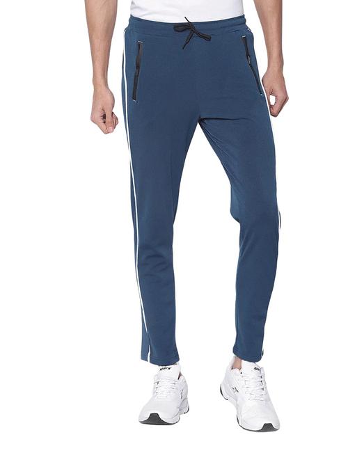 blue polyester track pant - 18952317 - Very Small Image - 1