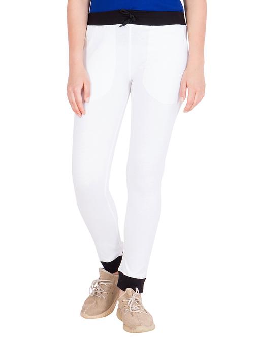 mid rise solid track pant - 18952357 - Very Small Image - 1