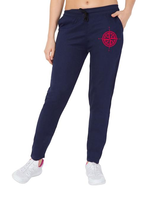 mid rise printed track pant - 18952410 - Very Small Image - 1