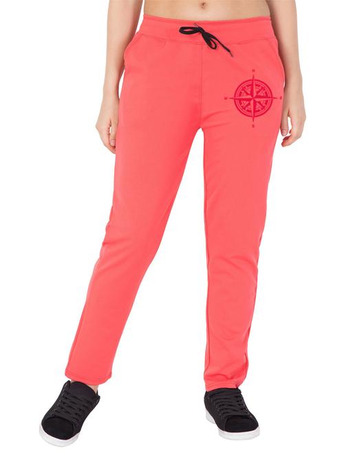 mid rise printed track pant - 18952416 - Very Small Image - 1