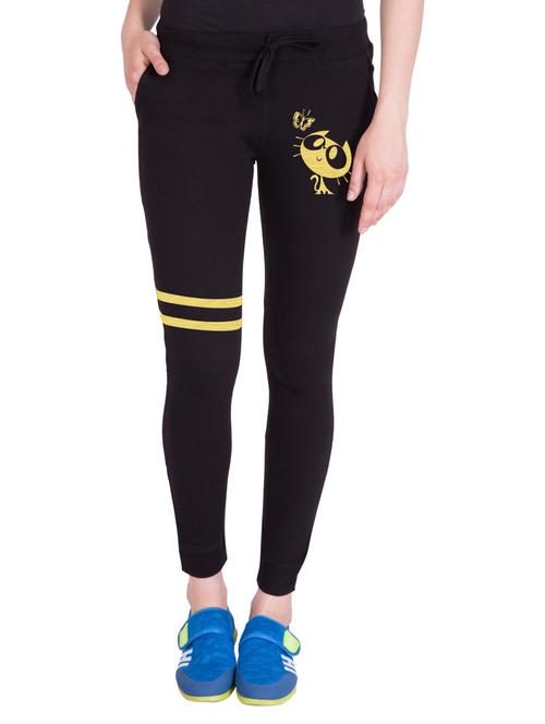 mid rise printed track pant - 18952619 - Very Small Image - 1