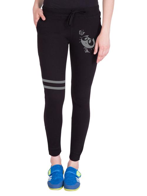 mid rise printed track pant - 18952620 - Very Small Image - 1